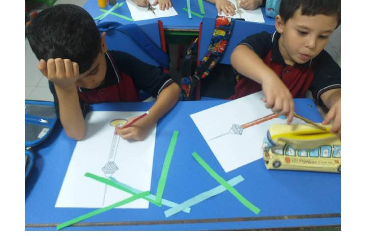 زنگ ماهرشو و تلفیق با فعالیت مناسبتی روز تهران ساخت کلاژ برج میلاد 1