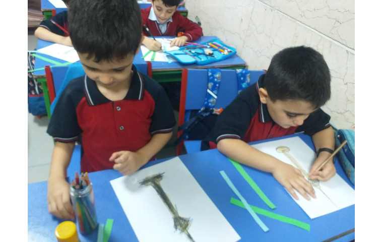 زنگ ماهرشو و تلفیق با فعالیت مناسبتی روز تهران ساخت کلاژ برج میلاد 2