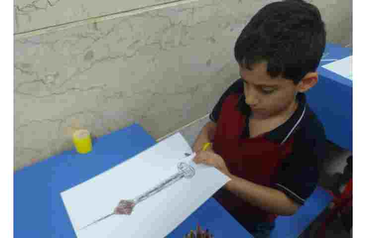 زنگ ماهرشو و تلفیق با فعالیت مناسبتی روز تهران ساخت کلاژ برج میلاد 6