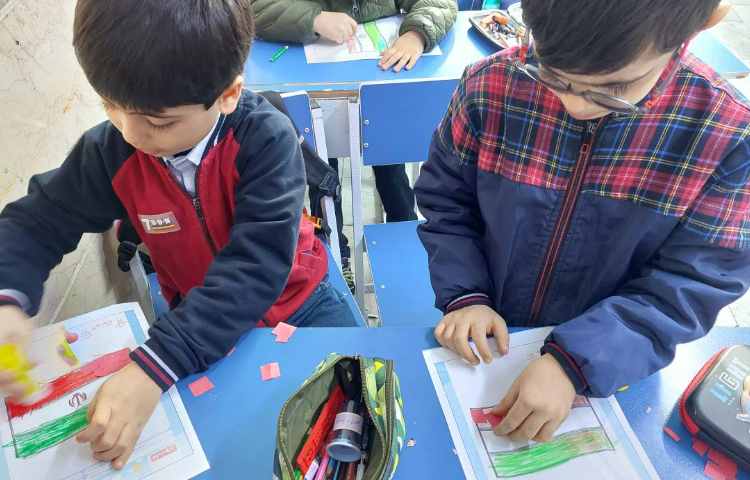 زنگ ماهرشو ،پرچم ایران