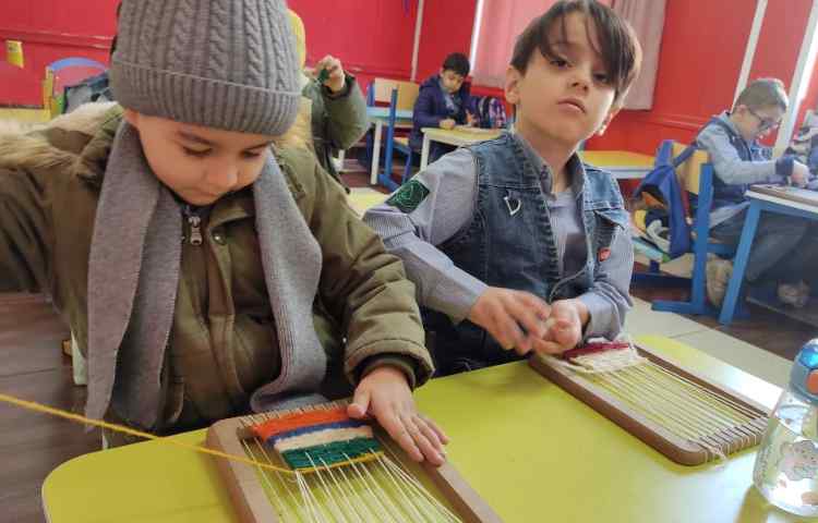 زنگ ماهرشو گلیم بافی جهت دست ورزی 4