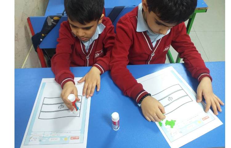 زنگ ماهر شو ساخت کلاژ پرچم ایران به مناسبت روز 22 بهمن 2