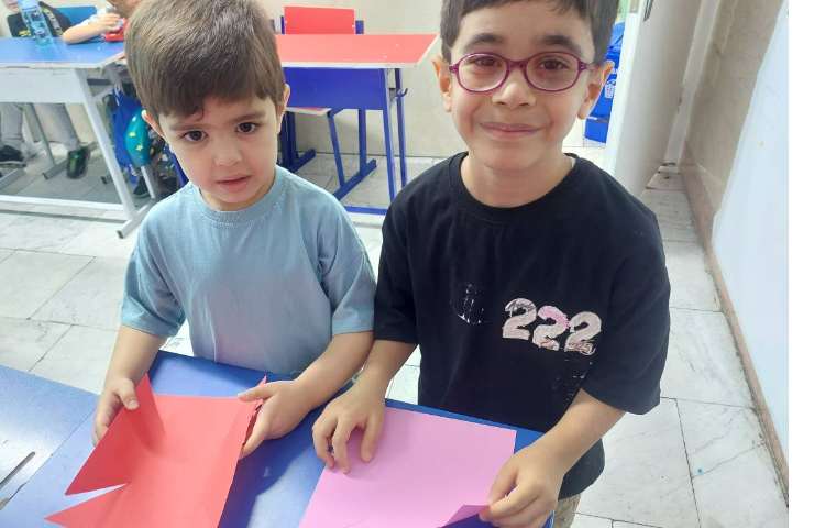 زنگ مهارت های من ،ساخت فرفره رنگی 1