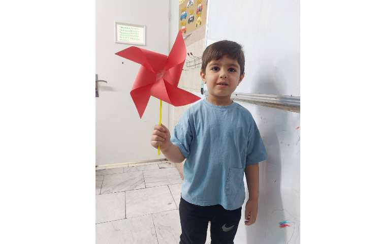 زنگ مهارت های من ،ساخت فرفره رنگی 2