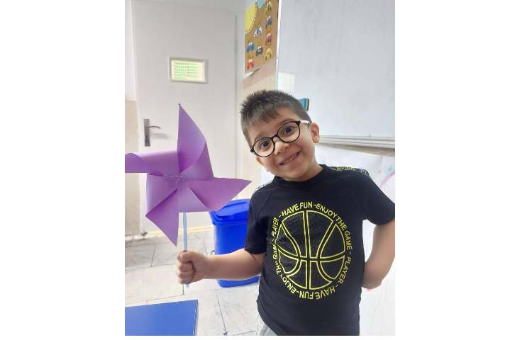 زنگ مهارت های من ،ساخت فرفره رنگی 7