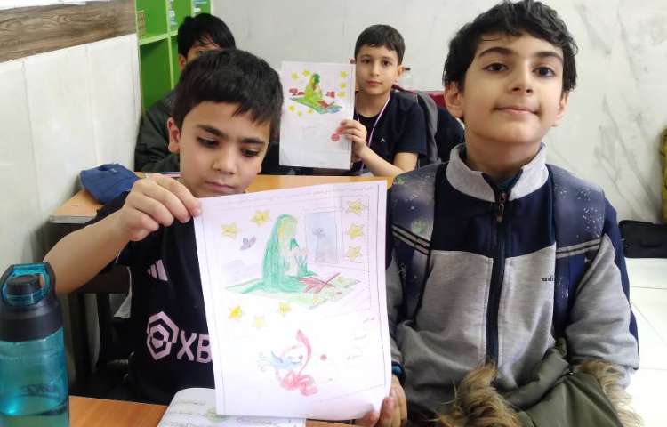 زنگ هدیه‌های آسمانی: انجام کاربرگ مربوط به درس ام ابیها 3