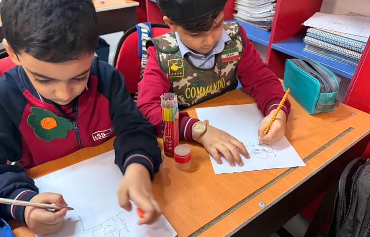 زنگ هنر نقاشی اشکال هندسی 2