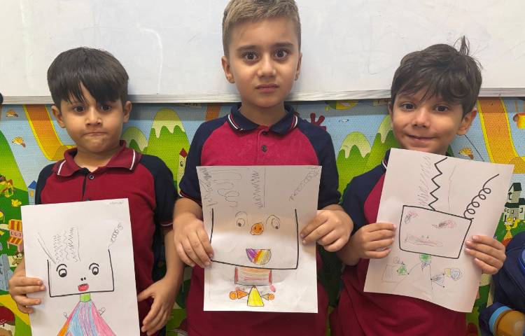 زنگ هنر نقاشی با اشکال هندسی و انواع خطوط 4