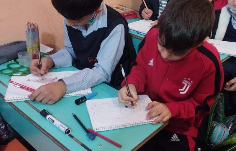 زنگ هنر و خلاقیت در پایه دوم