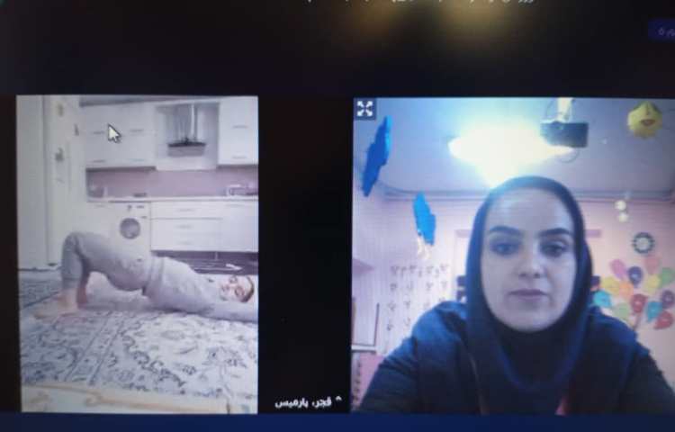 زنگ ورزش،موضوع: آموزش حرکت پل در یوگا 2