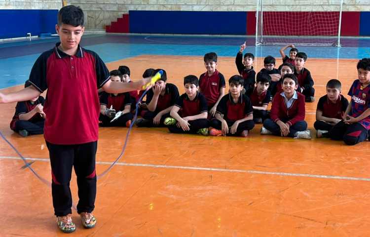 زنگ ورزش آموزش طناب زدن 5