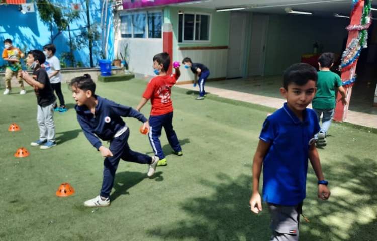 :زنگ ورزش، بازی توپ وار، کلاس مریخ 5