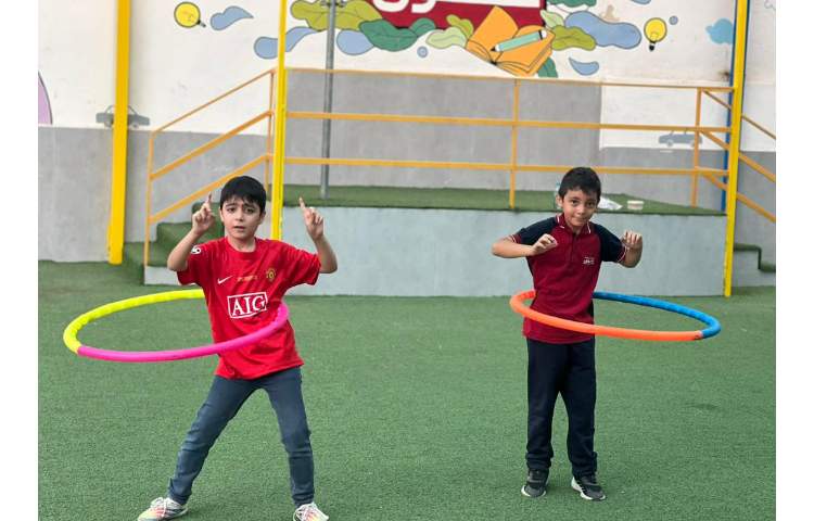 زنگ ورزش در پایگاه تابستانی 1