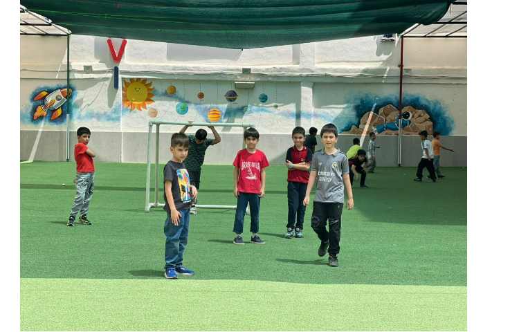 زنگ ورزش در پایگاه تابستانی 1