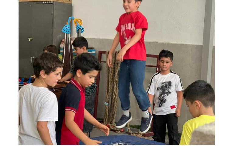 زنگ ورزش در پایگاه تابستانی 11