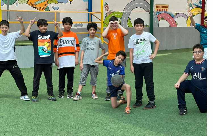 زنگ ورزش در پایگاه تابستانی 13