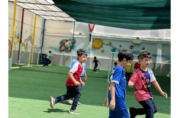 زنگ ورزش در پایگاه تابستانی 14