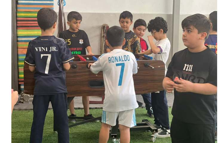 زنگ ورزش در پایگاه تابستانی 5