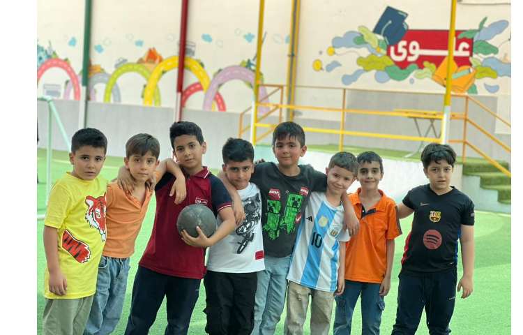 زنگ ورزش در پایگاه تابستانی 5