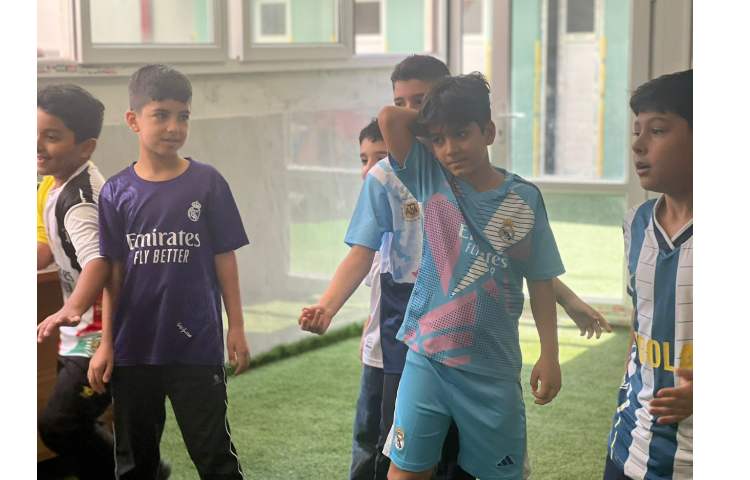 زنگ ورزش در پایگاه تابستانی 6