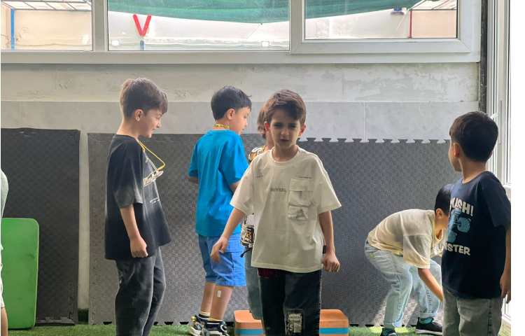 زنگ ورزش در پایگاه تابستانی 6