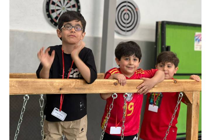 زنگ ورزش در پایگاه تابستانی 6