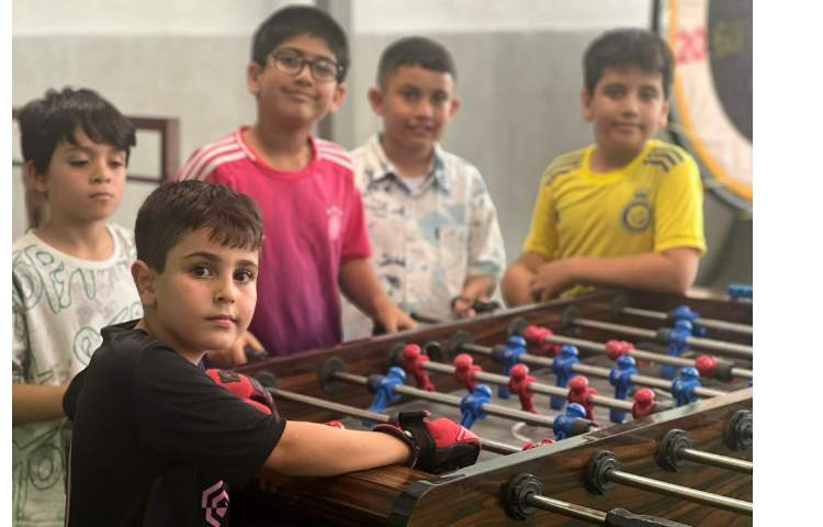 زنگ ورزش در پایگاه تابستانی 7