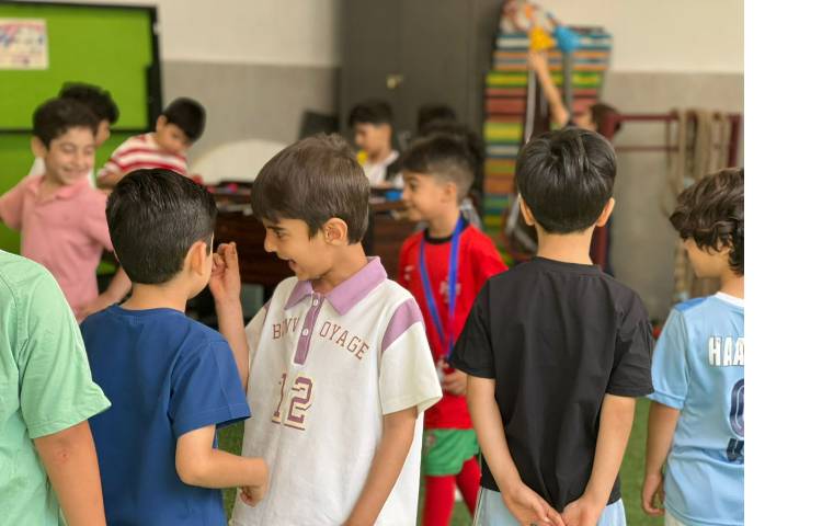 زنگ ورزش در پایگاه تابستانی 7