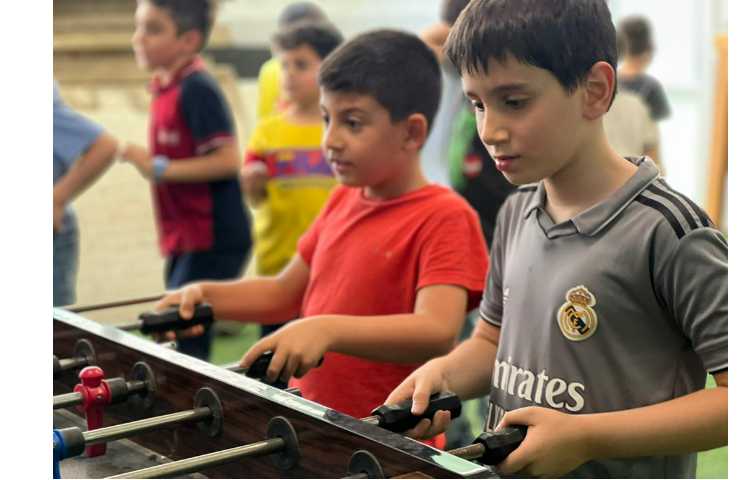 زنگ ورزش در پایگاه تابستانی 7