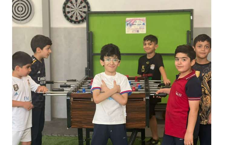 زنگ ورزش در پایگاه تابستانی