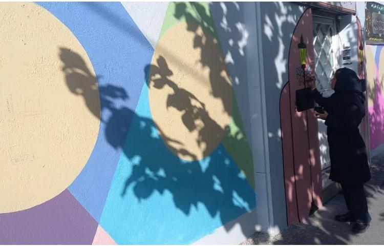 زیباسازی دیوار مدرسه 3