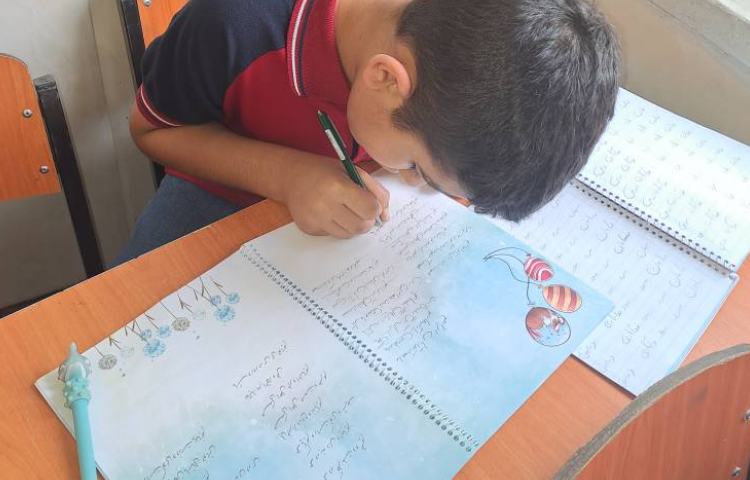 زیبانویسی - اتمام کتاب خطاط‌شو و دوره حروف 1