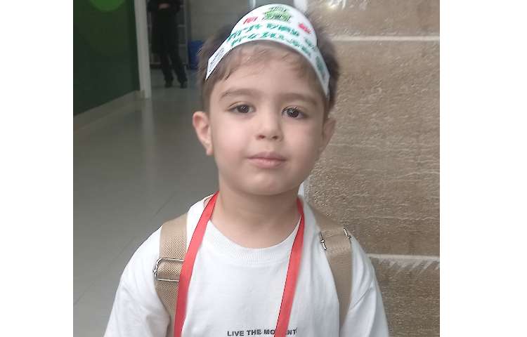 ساختن تاج first day of preschool در کلاس های پیش دبستان 1