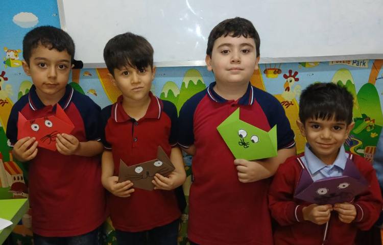 ساخت اریگامی گربه و تقویت دست‌ورزی 6