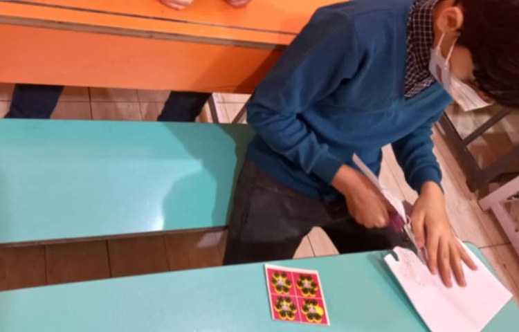 ساخت اسکلت بدن توسط دانش آموزان پایه پنجم 1