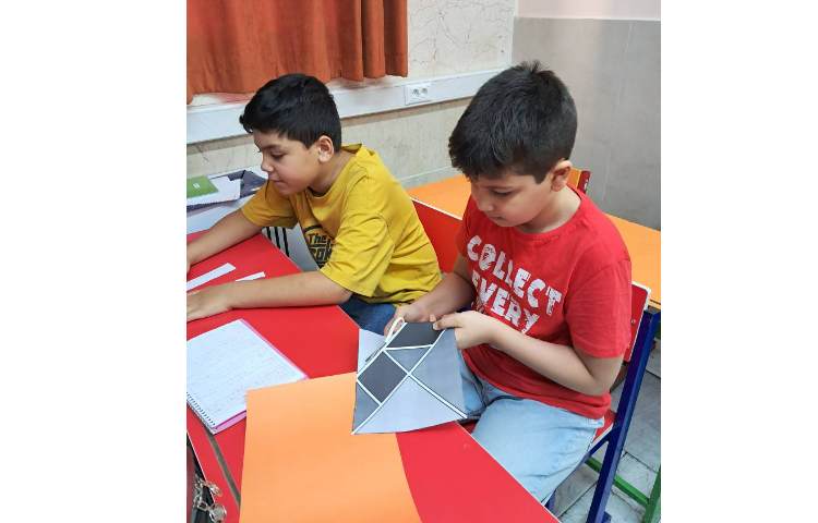 ساخت اشکال تانگرام 1