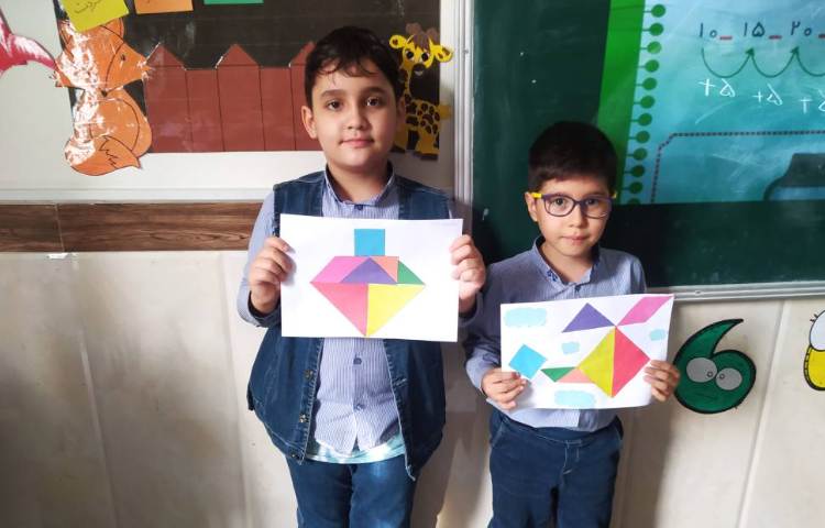 ساخت اشکال مختلف با تانگرام 1