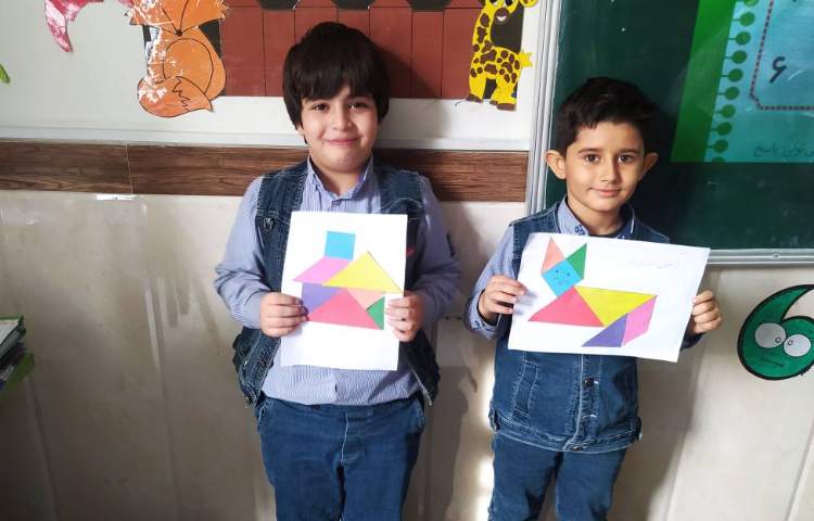 ساخت اشکال مختلف با تانگرام 2