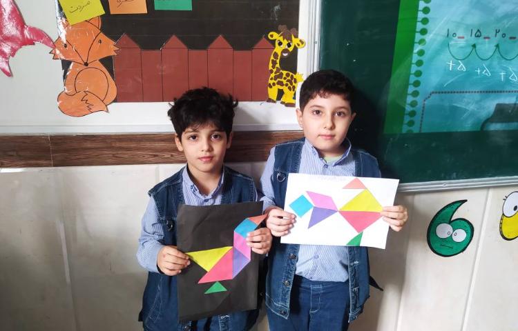 ساخت اشکال مختلف با تانگرام 3