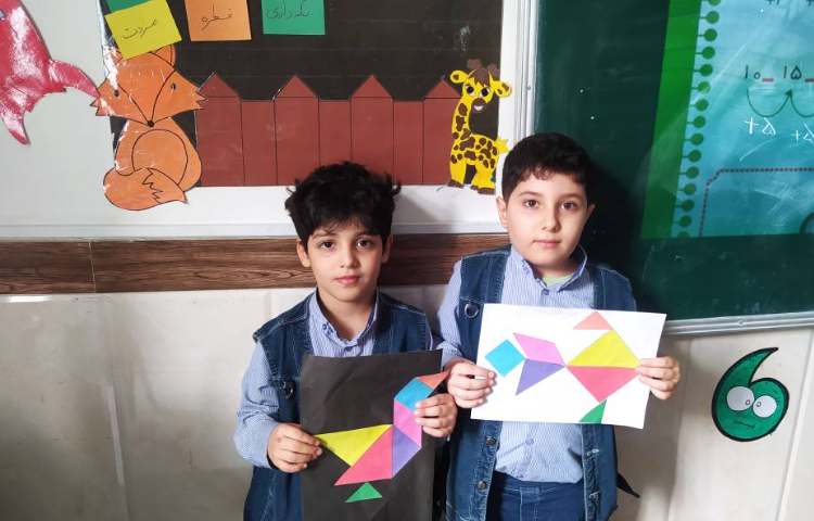 ساخت اشکال مختلف با تانگرام 3