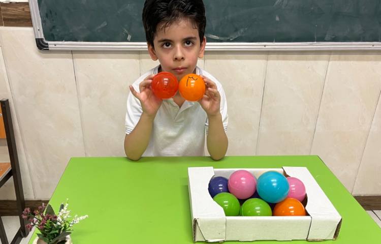 ساخت اعداد دورقمی با توپ 3