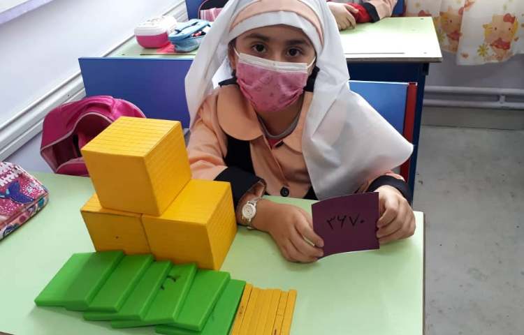 ساخت اعداد 4 رقمی با استفاده از کوئیزنر (دست ورزی ) 4