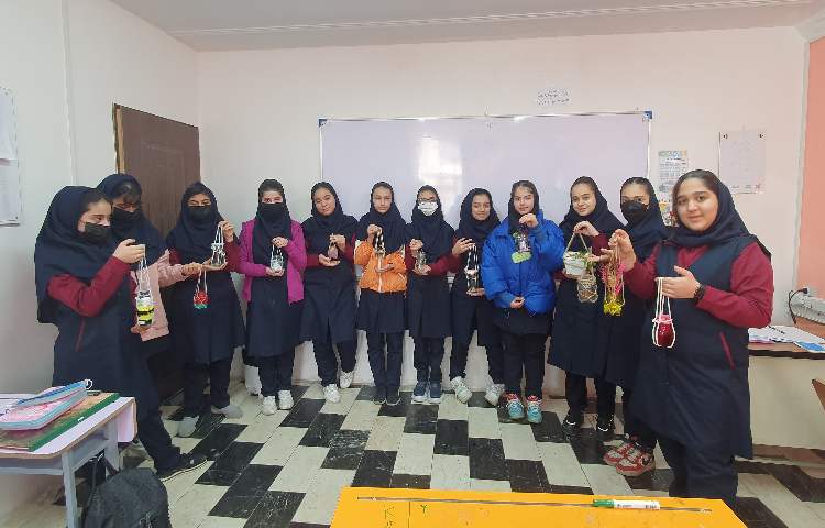 ساخت اویز مکرومه 2