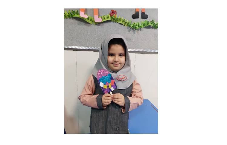 ساخت بستنی با تکنیک کلاژ فرم و رنگ 6