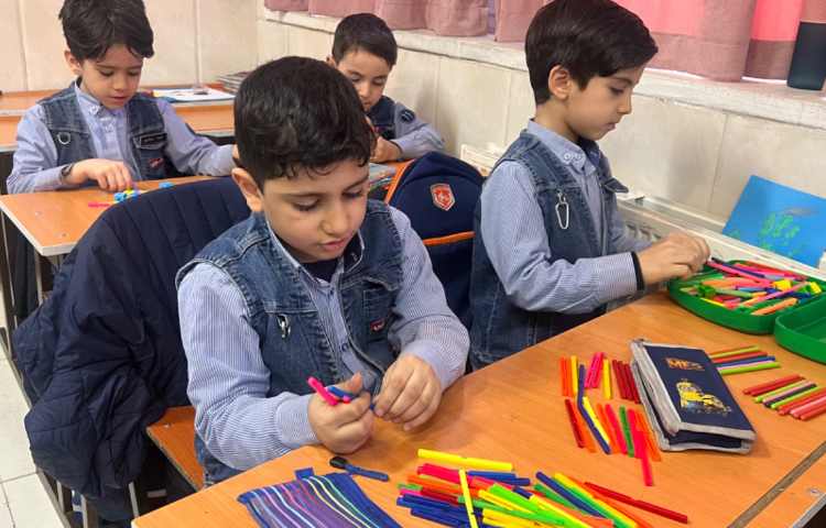 ساخت دسته‌های ده تایی با کمک چوب خط 2