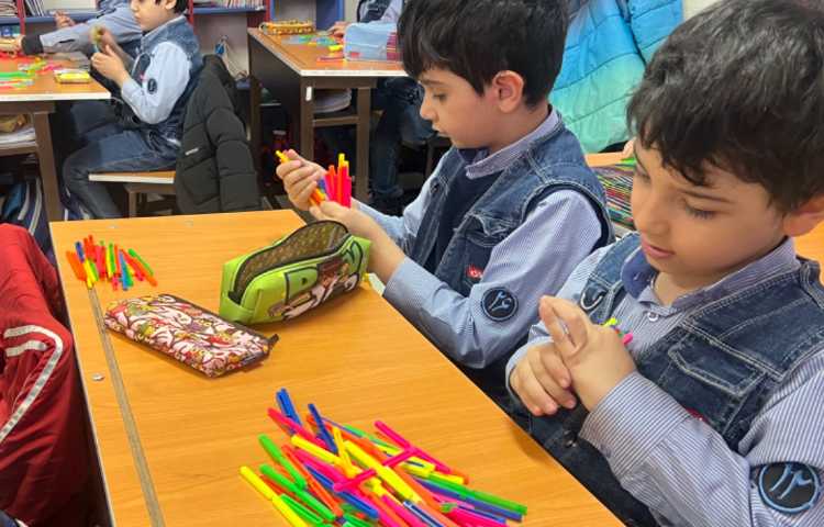 ساخت دسته‌های ده تایی با کمک چوب خط 3