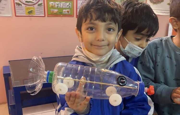 ساخت دست سازه با لوازم بازیافتی پایه اول 1