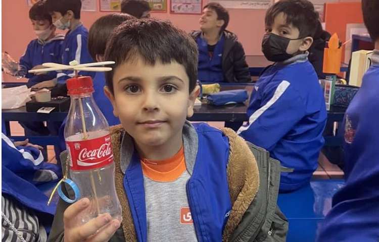 ساخت دست سازه با لوازم بازیافتی پایه اول 15