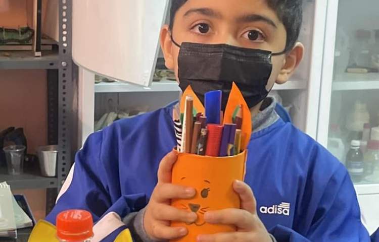 ساخت دست سازه با لوازم بازیافتی پایه اول 6