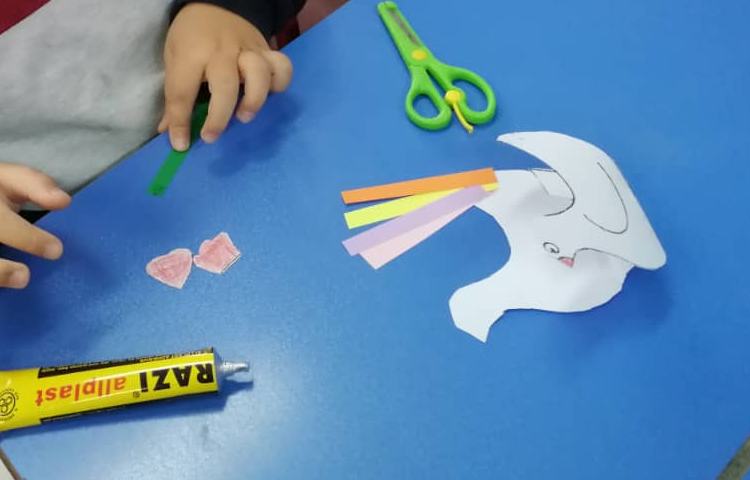 ساخت دست سازه خروس کاغذی 3